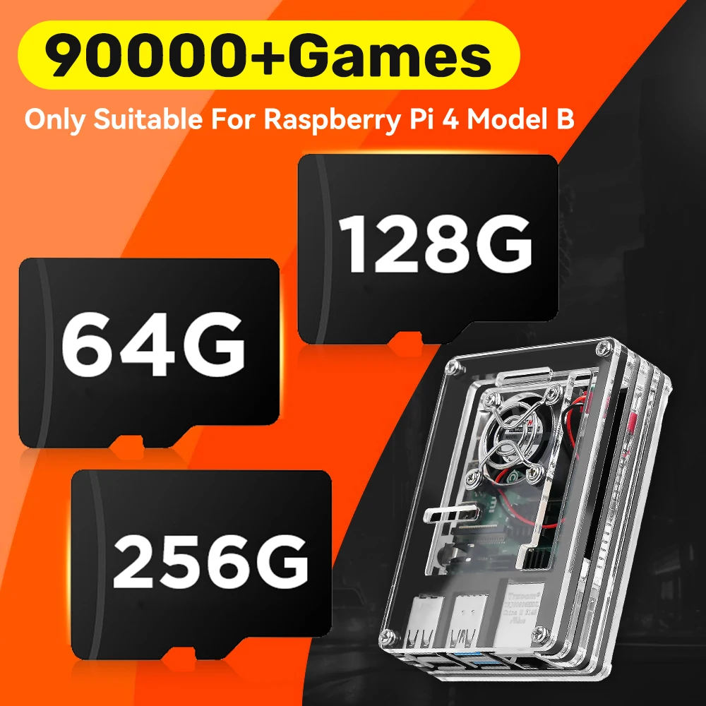 

Batocera.Linux 39 OS Game TF Card For PSP/PS1/N64/MAME/Sega Saturn Memory Card With 90000+ Games Only For Raspberry Pi 4 Model B