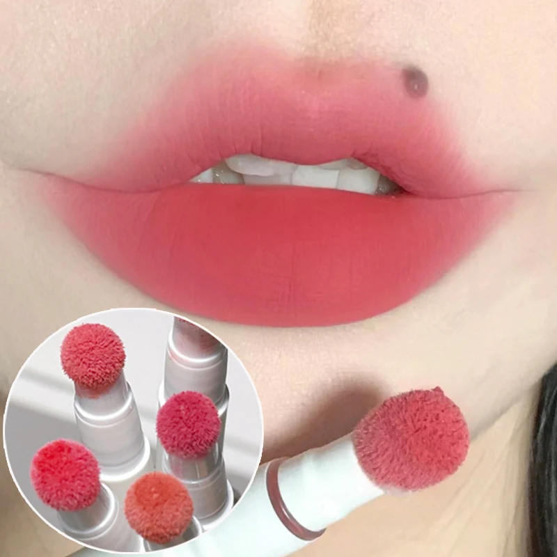 กันน้ํา Velvet Matte Air Lip Cream Moisturizing ยาวนานง่ายสี Non-stick Cup Tint ลิปสติกเกาหลีแต่งหน้าเครื่องสําอาง