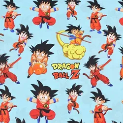 Japanese Dragon Ball Cotton Fabric Sewing Meterial Handmade Patchwork Quilting Baby Dress Home Sheet Needlework DIY