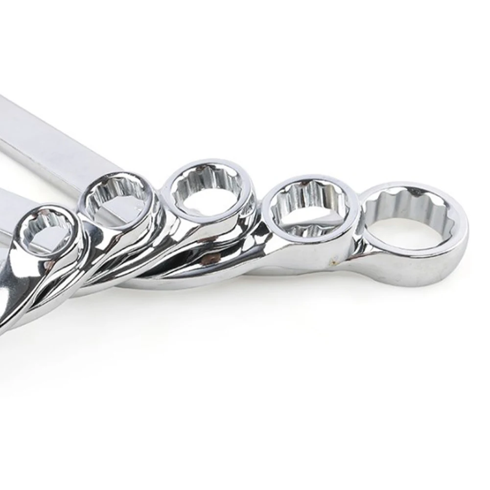 

Automotive Repairs 14 X 15 Mm 12-point Socket Wrench 5pcs Spanner Set Versatile Design Wrenches Chrome Vanadium Steel