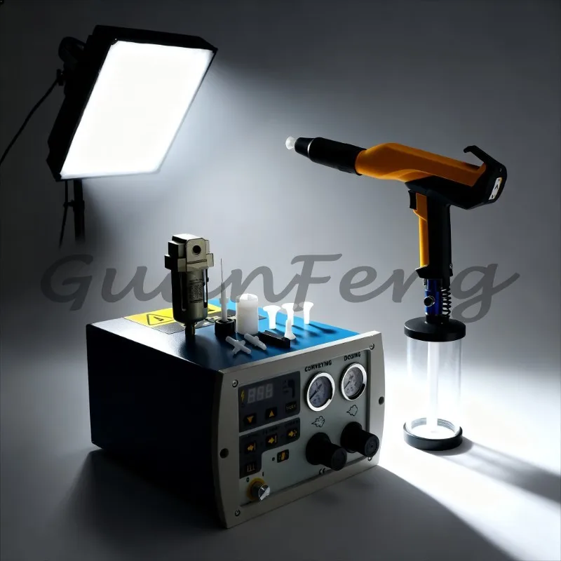 Heavy-duty Industrial Electrostatic Sprayers, Metal Powder Coating Equipment, for Aluminum Surface Treatment, Kits