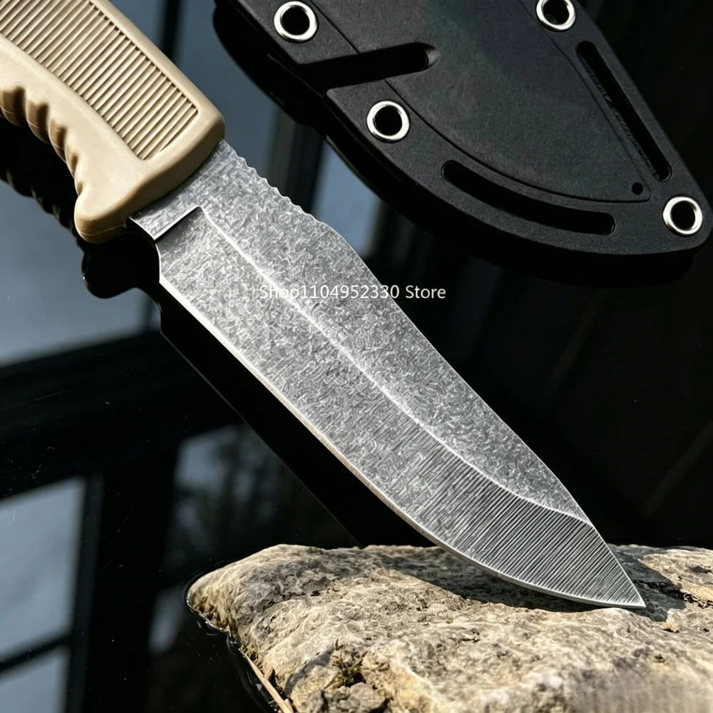FK1001 7Cr13Mov Outdoor-Messer mit fester Klinge, robuste Scheide, für Bergsteigen, Wandern, Camping, tragbare Messer für den täglichen Gebrauch, Allzweck-Obstmesser – Detail 3