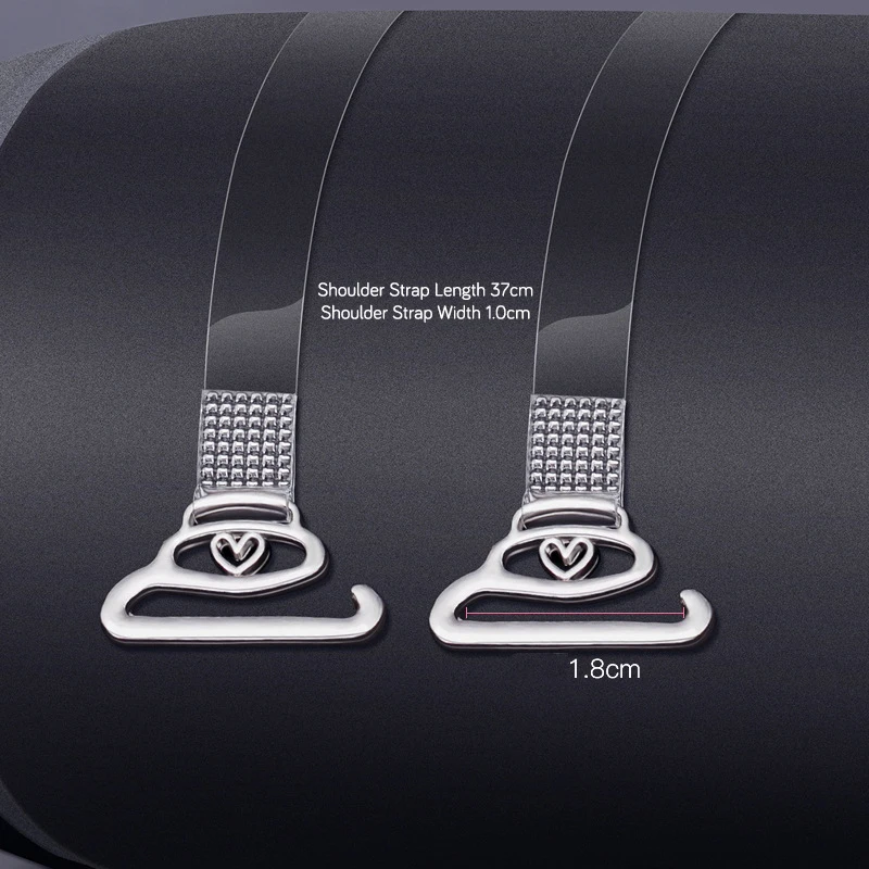 1 пара летних женских прозрачных бретелей для бюстгальтера, силиконовые аксессуары для бюстгальтера, бретельки для бюстгальтера, женские регулируемые невидимые бретели с крючком