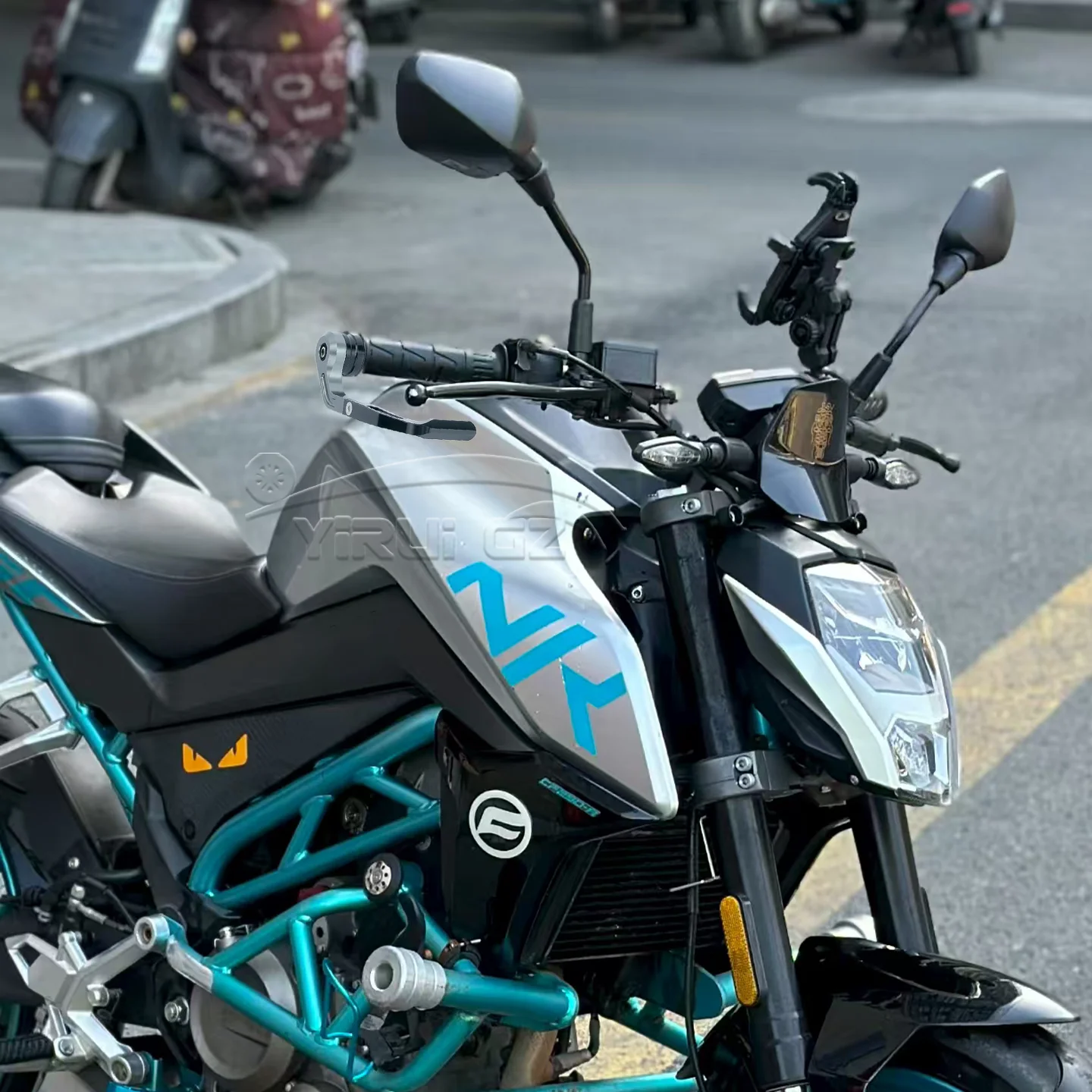 Osłony dłoni motocyklowe do CFMOTO 250NK 150NK 250nk, osłona dźwigni hamulca, uniwersalne aluminiowe CNC, ochraniacze kierownicy 7/8 cala, uniwersalne