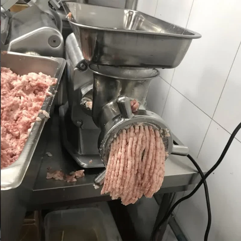Large Power Stainless Steel Meat Cutter Mixer, Fully Electric Grinder, Automatic Frozen Meat Mincer on Sale