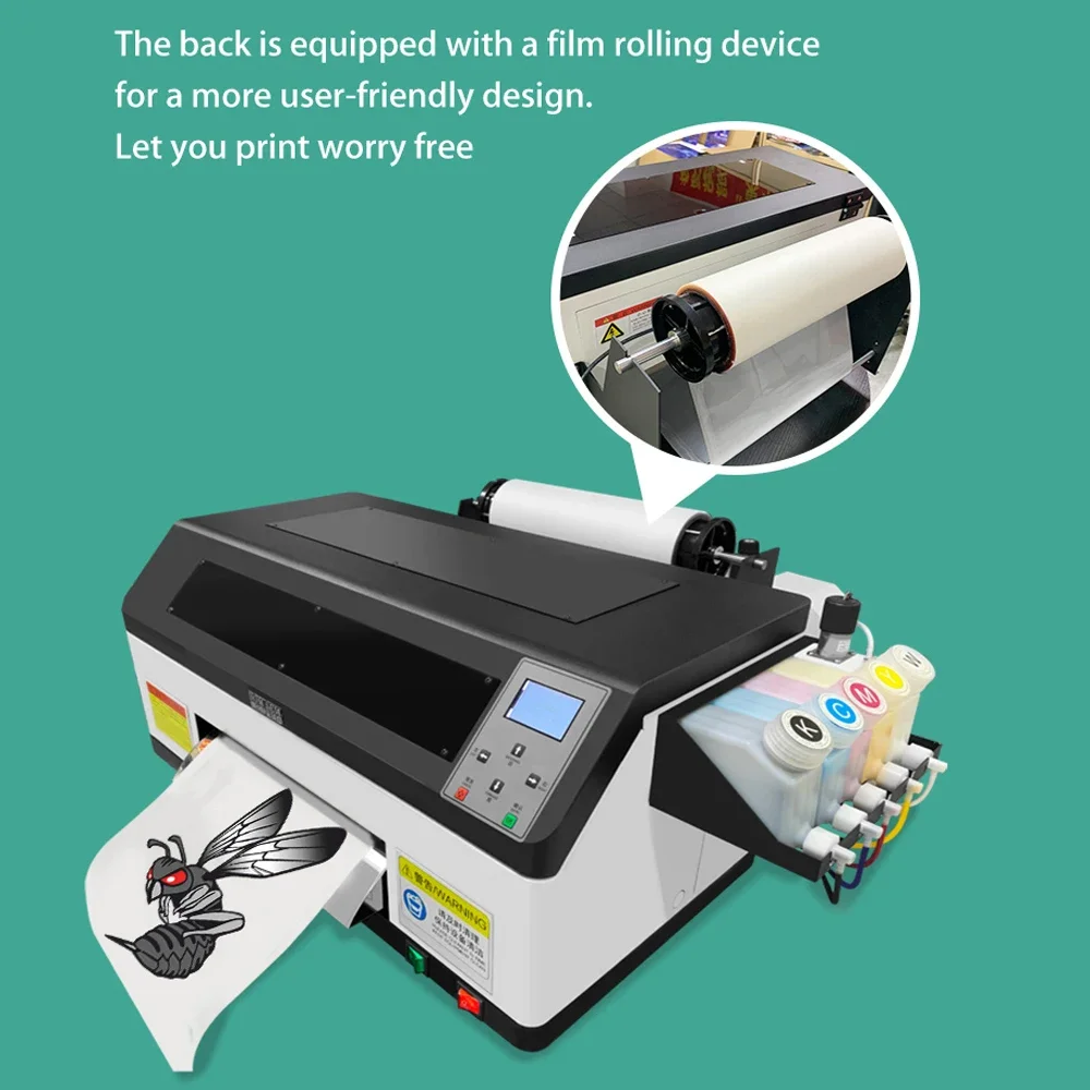 Domsem New Xp600 Print Head A3+dtf Inkjet Printers 30cm Direct To Film Heat Transfer T-shirt Printing Machine For Small Business