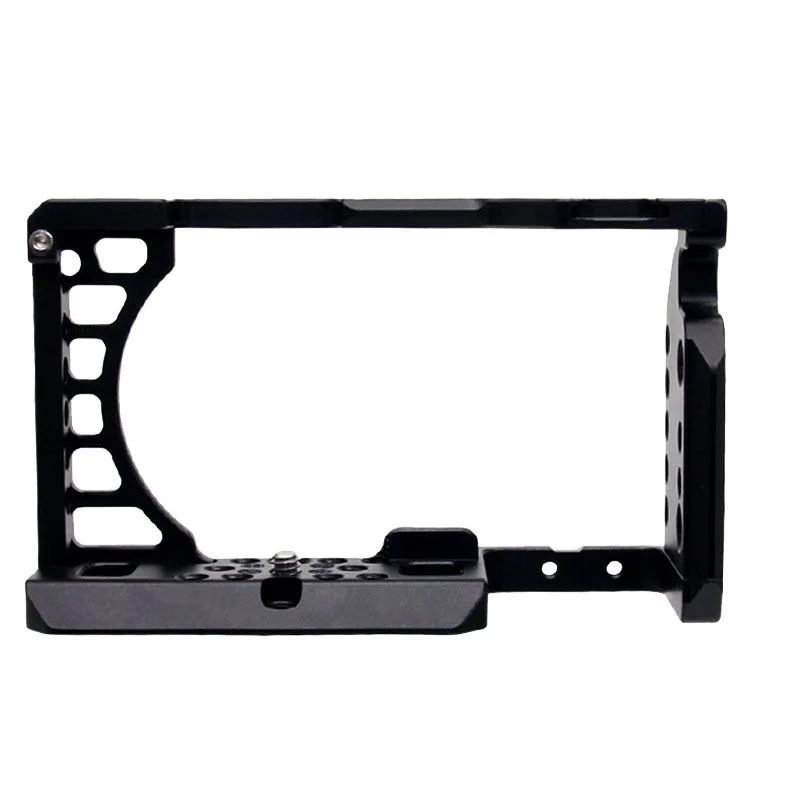 A6100 a6300 a6400 a6500 kamera käfig für sony a6000 zubehör vlog fall hand halterung kalt schuh mikrofon led licht halterung video rig – Detail 4