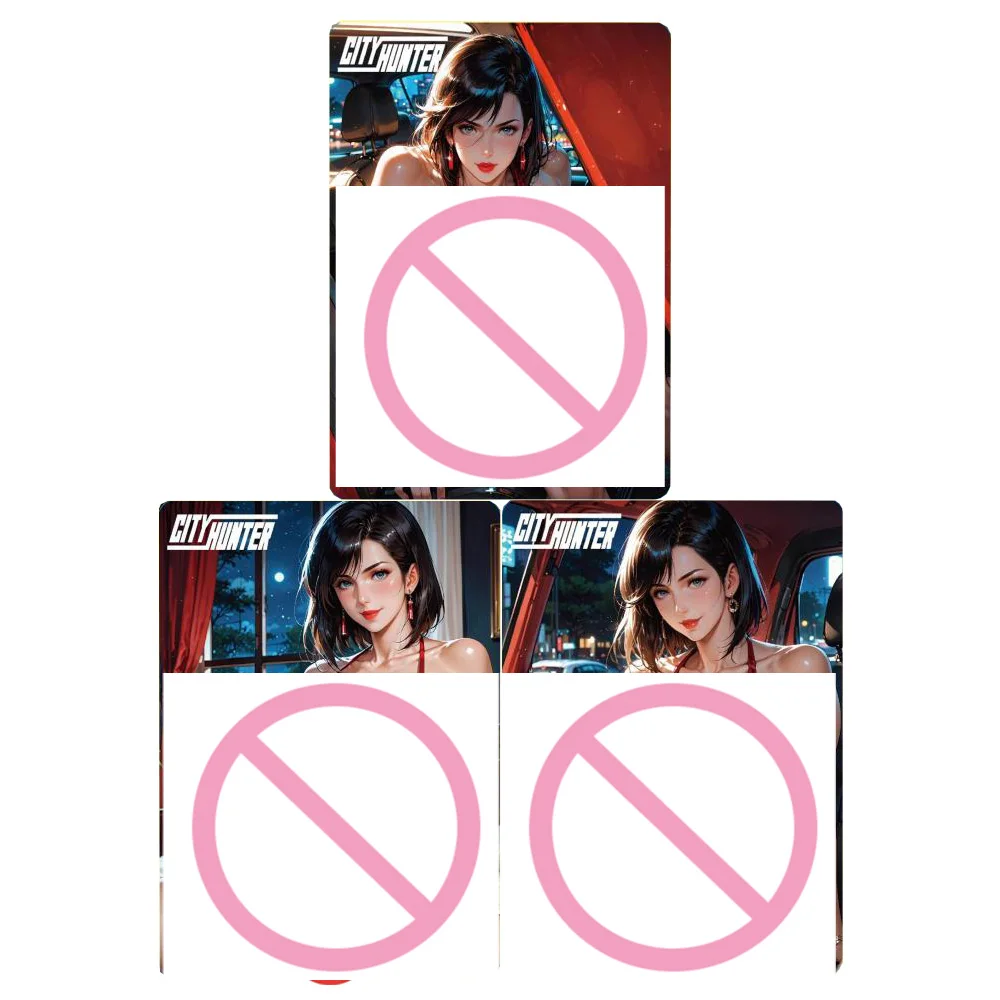 

3 шт./компл. Diy Self Made Goddess Story City Huntered Коллекционная карта Преломление Цветная вспышка Saeko Nogami Аниме-карта Подарочные игрушки