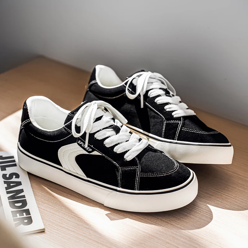 

Лидер продаж, обувь для скейтборда, мужские прогулочные кроссовки, дышащая толстая подошва, трендовые удобные мужские повседневные кроссовки, мужская обувь