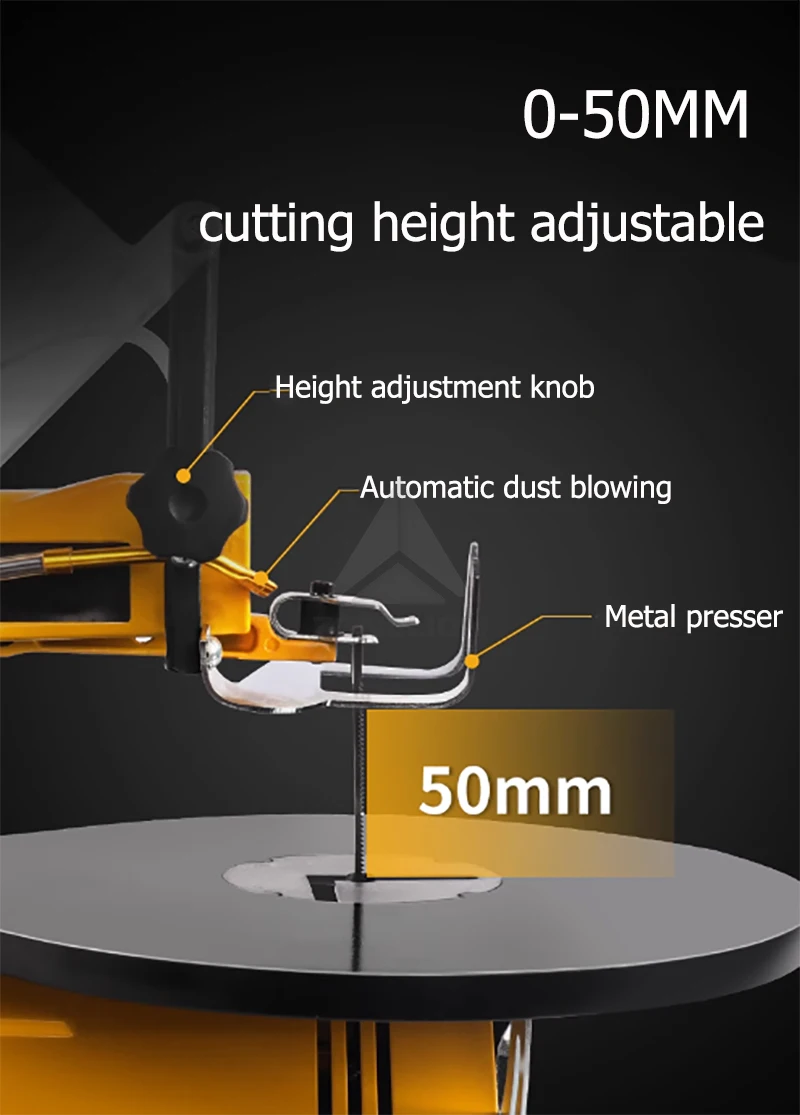 Sega a scorrimento economica da 16 pollici a velocità variabile
