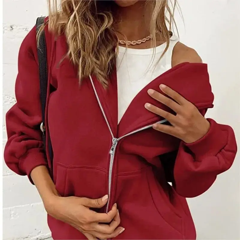 Faion Ay Felpa con zip da donna Autunno Inverno Jaet Cl 00% Altro materiale Abbigliamento premium da donna primaverile