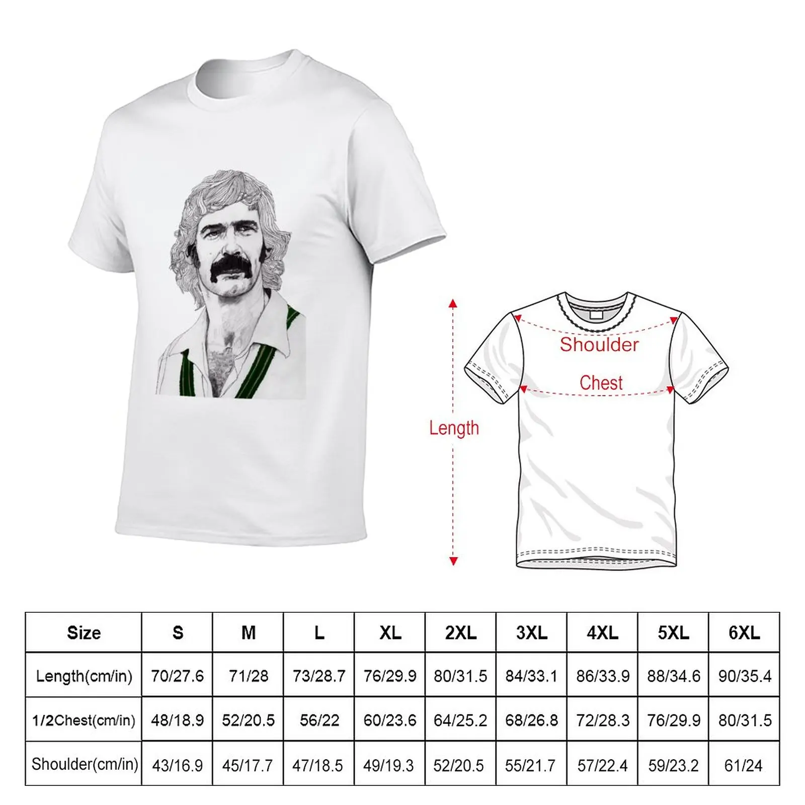 New Cricket Dennis Lillie T-Shirt quick drying shirt t shirt man Men's t shirts