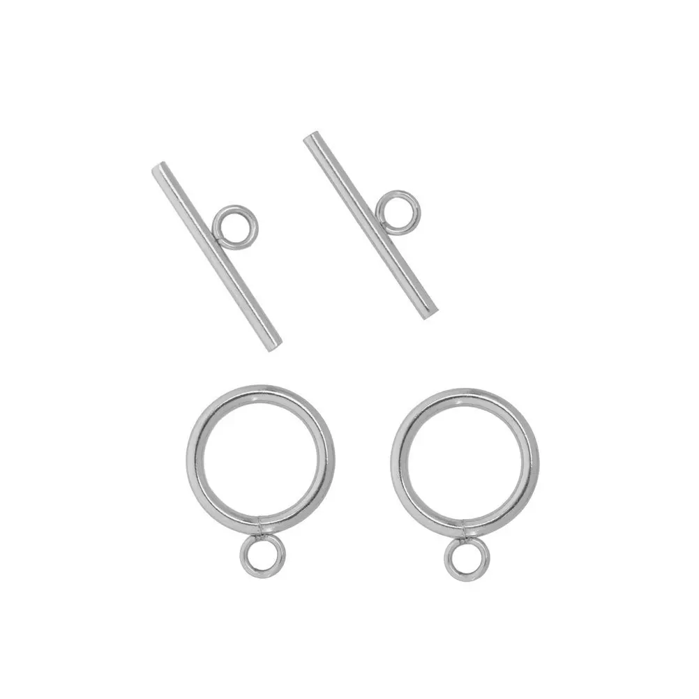 

Welding Ring Clasp Set Stainless Steel Copper Plated Jewelry Connectors For Necklace Bracelet Making Diy Craft Chain Link