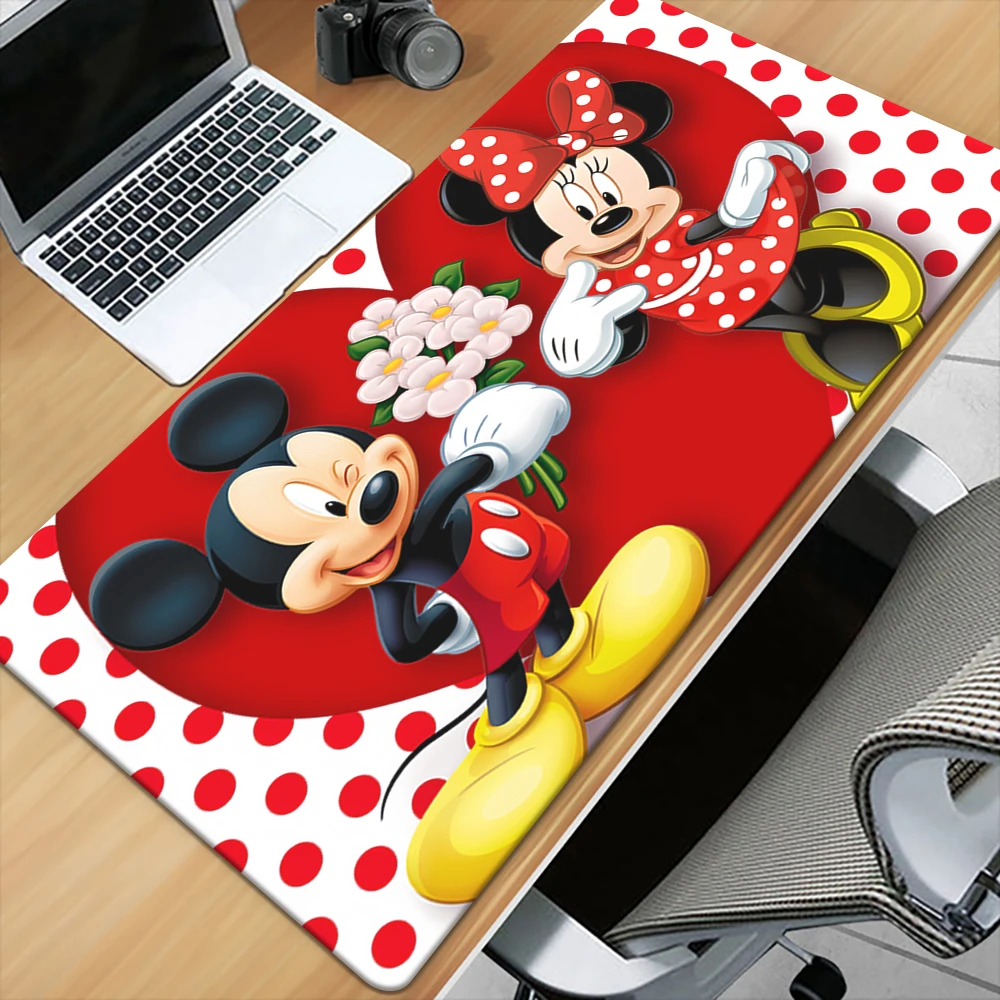 Alfombrilla de ratón con dibujos animados de Mickey Mouse, alfombrilla para teclado, accesorios para juegos, alfombrillas para Juegos de oficina, ordenador portátil, alfombrilla de escritorio