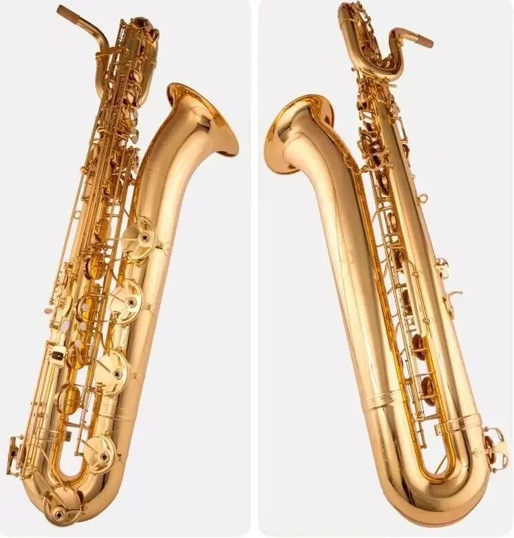 New Arrival Baritone Saxophone Sax Gold Plated Top Quality