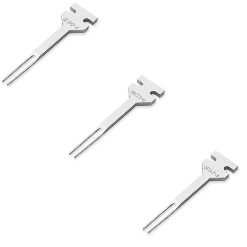 JRready 3pcs N-DAP-D230 Dual-Pin Terminal Extraction Tool Replacement Tip For TE Micro Timer I, DJ7301-2.2-21,DJ7021G-1.8