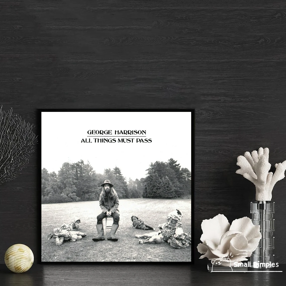 George Harrison All Things Must Pass Music Album Cover Poster Canvas Art Print Home Decoration Wall Painting (No Frame)