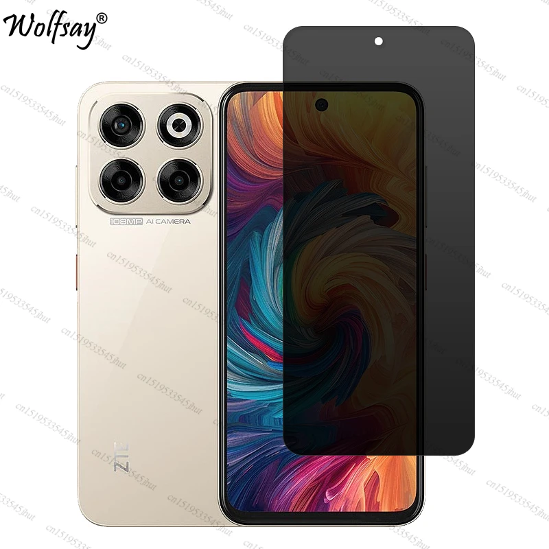 Privacy Screen Protector For ZTE Axon 70 Anti-Spy Tempered Glass For ZTE nubia V70 Blade V70 Camera Glass For ZTE Axon 70 Glass