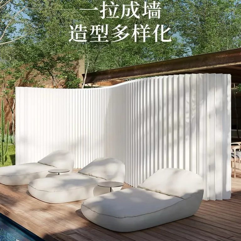 Office Screen Partition Living Room Foldable Paper Wall Small Apartment Without Punching Fake Wall Beauty Salon Fence Baffle