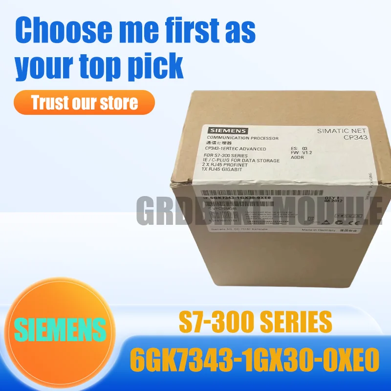 

Brand New Original SIEMENS 6GK7343-1GX30-0XE0 CP 343-1 S7-300 Communication Processor