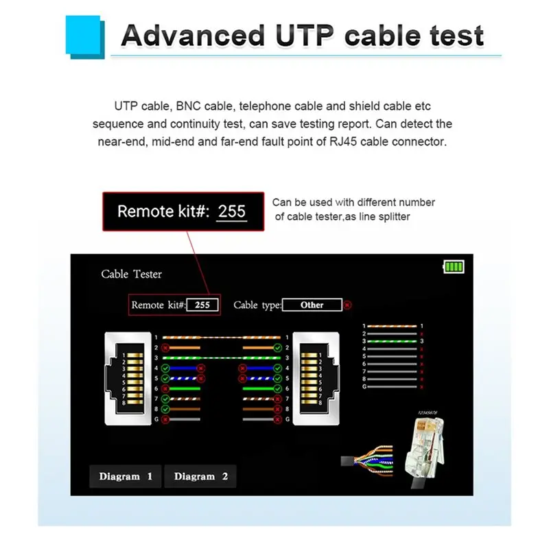 HD-2950 CCTV Camera Tester 8MP 5 Inch -Compatible VGA Input Video Cable Security Camera Tester For CCTV Systems-A86G