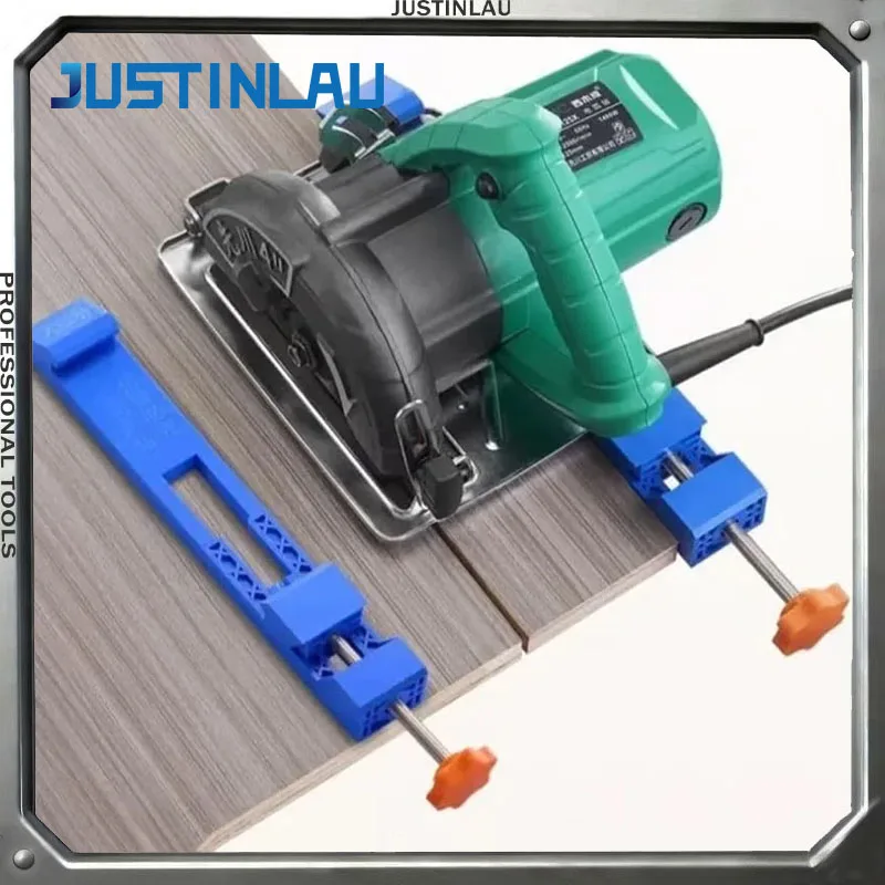JUSTINLAU 1PC Guia Circular para Serra de Mesa Ajustável, Base para Máquina de Corte, Adequado para Máquina de Corte de 4 Polegadas com Coletor de Pó