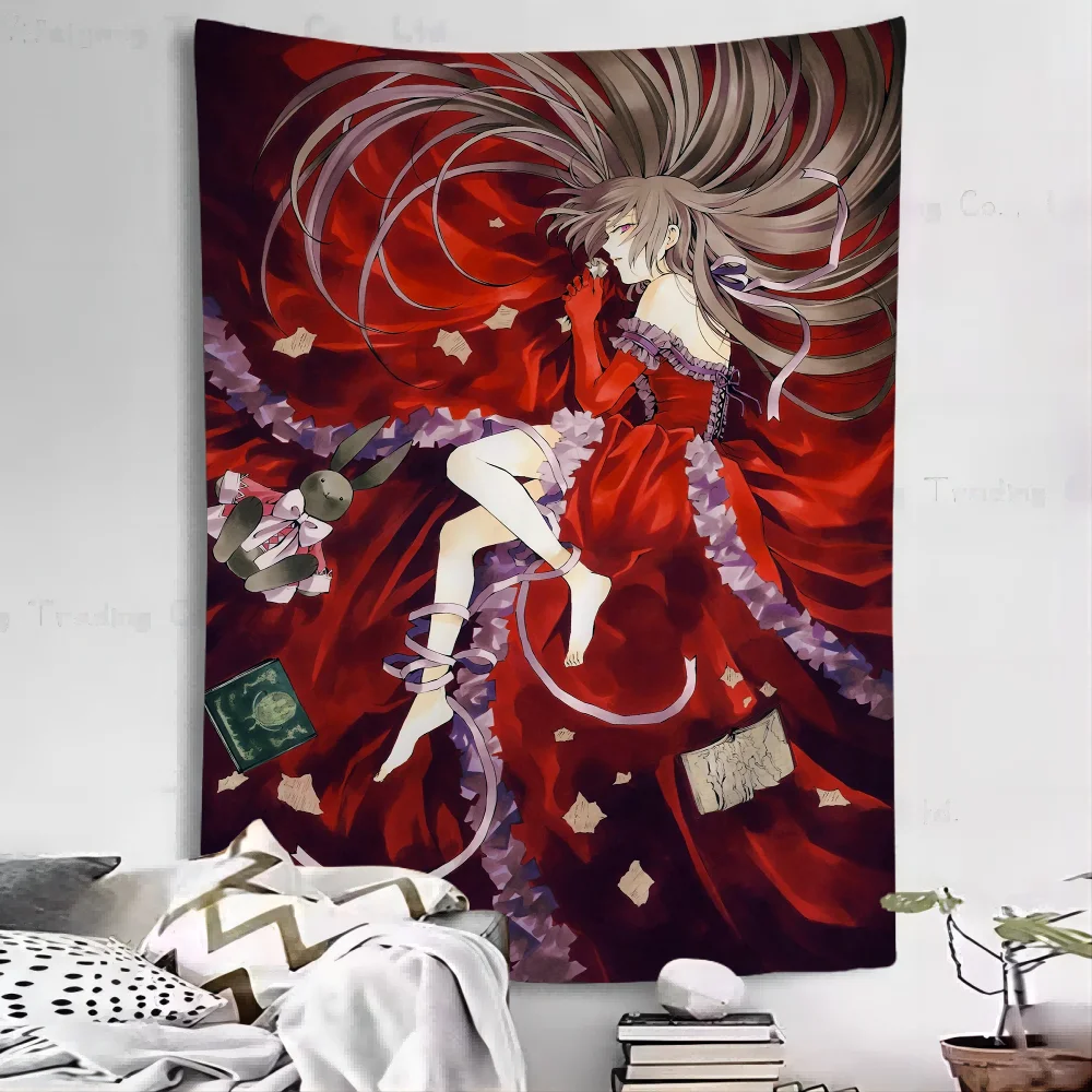 Pandora Hearts Printed Large Wall Tapestry Wall Hanging Decoration Household Decor Blanket