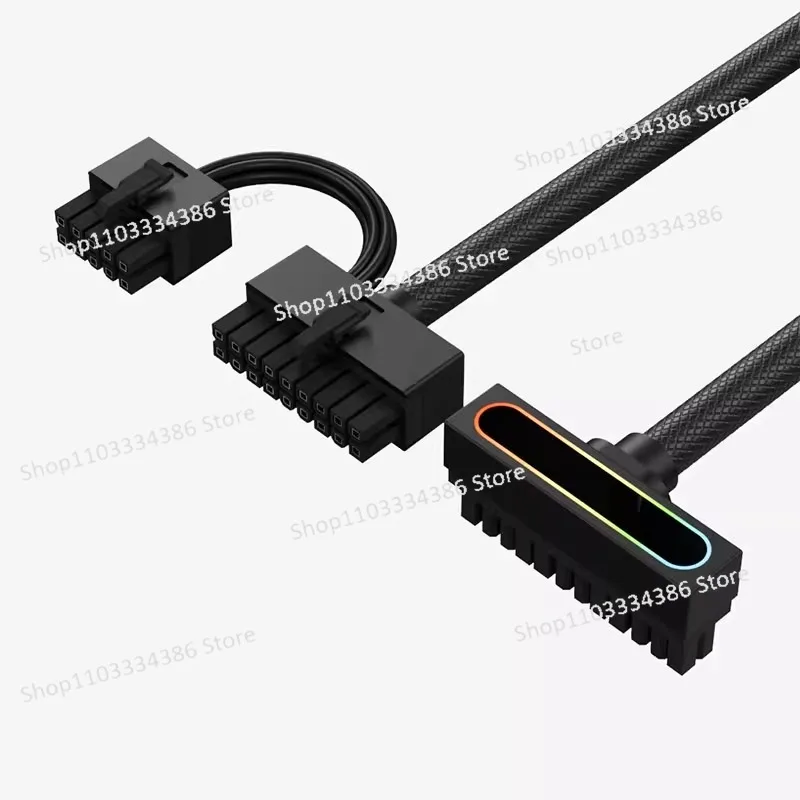 

Main Board 24PIN90 Degree Elbow Module Line ARGB Shenguang Synchronization, All Modules Are Connected To Power Supply Line