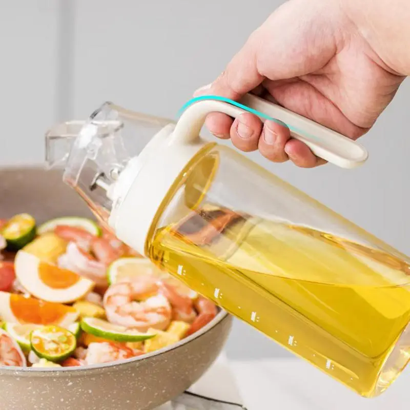 Contenedor de aceite desmontable para cocina, dispensador de aceite a prueba de polvo, olla portátil para el hogar, contenedor de aceite que ahorra trabajo para el hogar