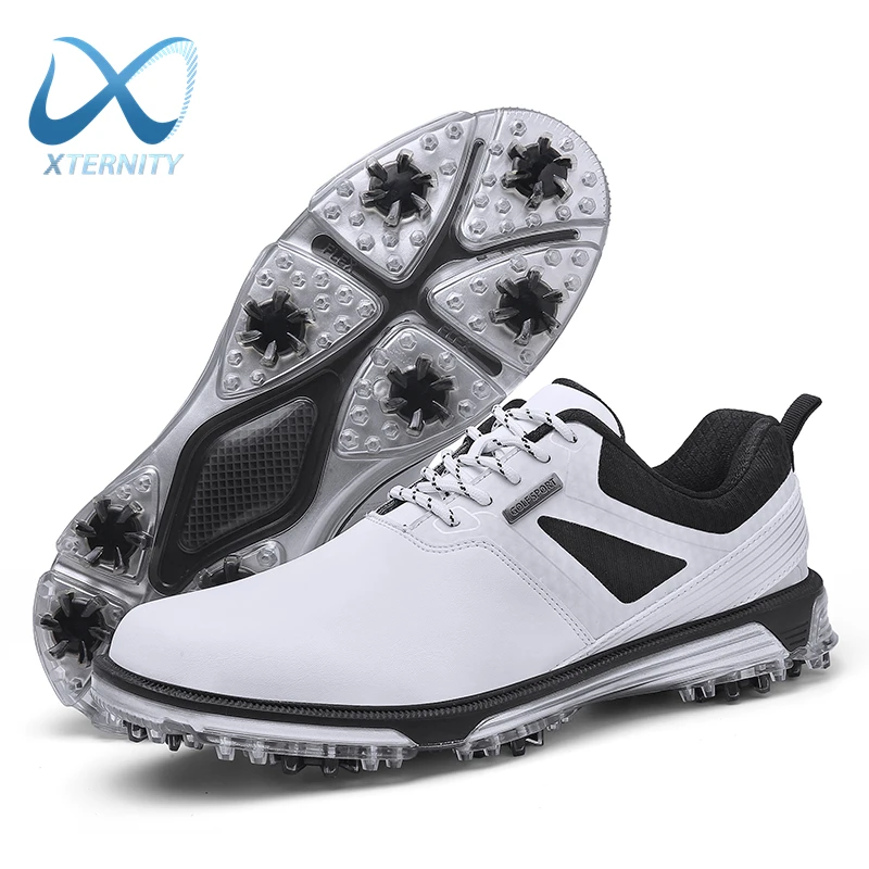 Classic Leisure Golf Shoes Men Professional Waterproof Golfer Footwears Walking Sneakers Comfortable Non-Slip Golf Luxury Shoes