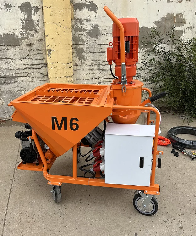 Precise control of spraying equipment saves internal/external wall cement materials