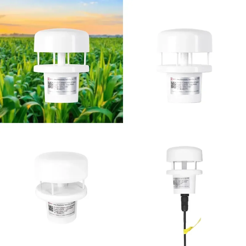 *2026*  HOT RK120-07 Wireless Agricultural IoT Ultrasonic Anemometer 4G RS485 Modbus 0-40m/s 2% Accuracy for Farm Weather