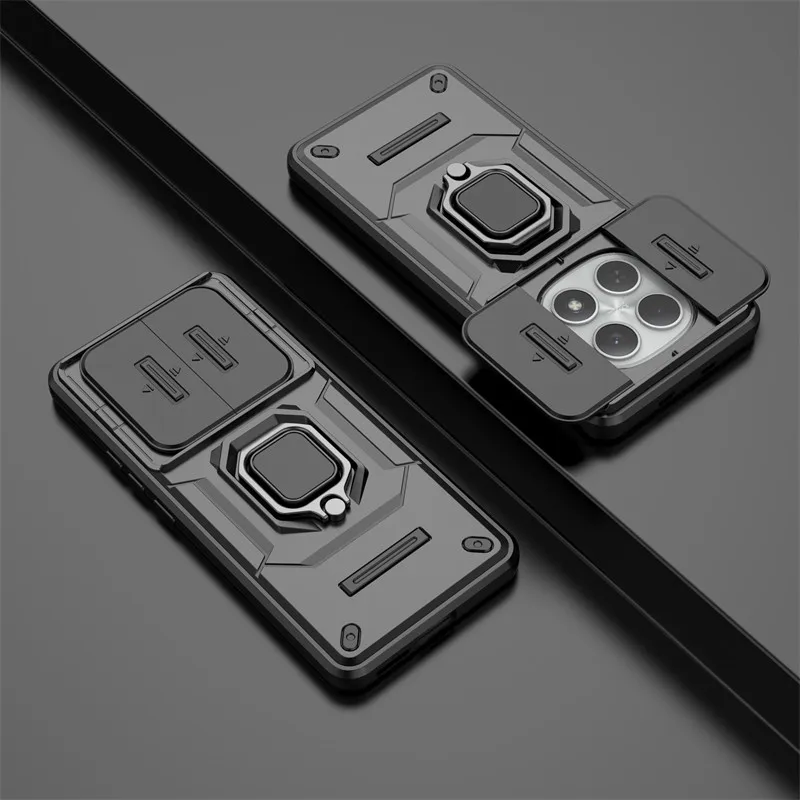 Para Xiaomi Redmi Note 15 4G Funda Redmi Note 15 Funda deslizante Protector de cámara soporte de parachoques fundas de teléfono en Note 15 Pro Plus Funda