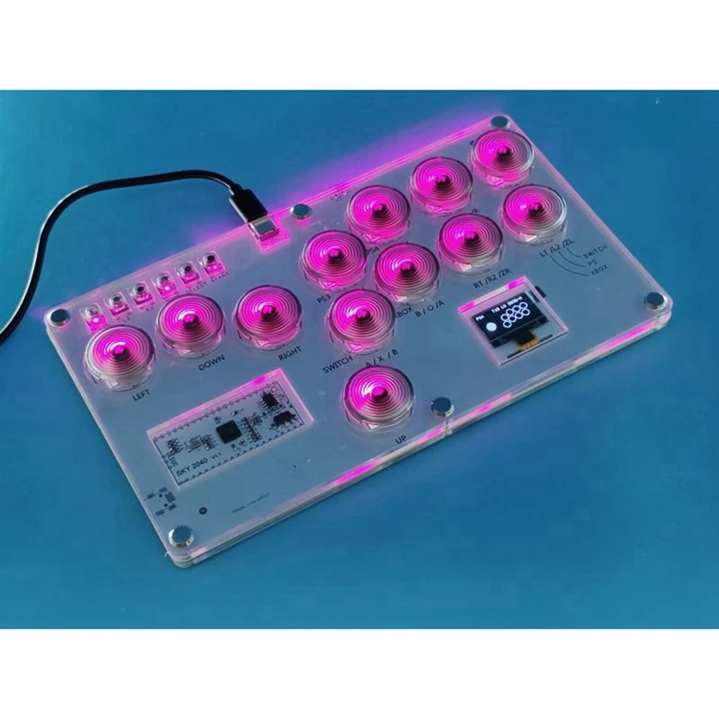 Arcade Joystick Hitbox Street Fighter Controller Fight Stick Game Controller Mechanical Button For PC/PS4/PS3/PC/ Switch Durable