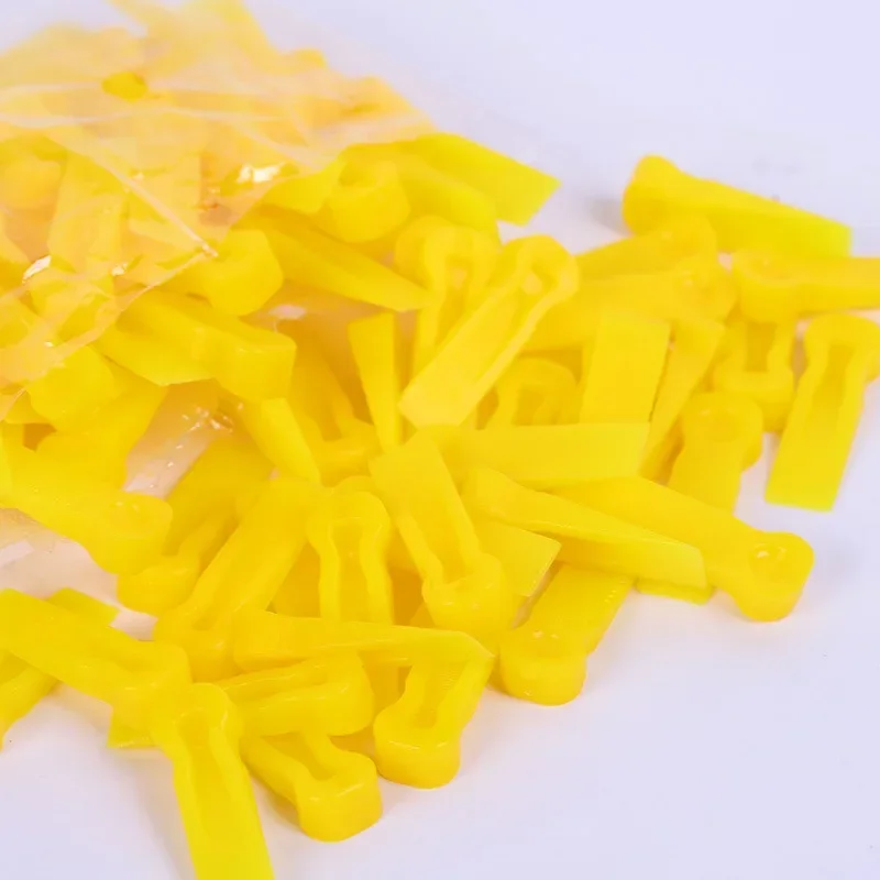 100Pcs/Pack Reusable Tile Leveling System Spacers Positioning Clips Wedge for Wall Floor Ceramic Gaps Locator Leveler Level
