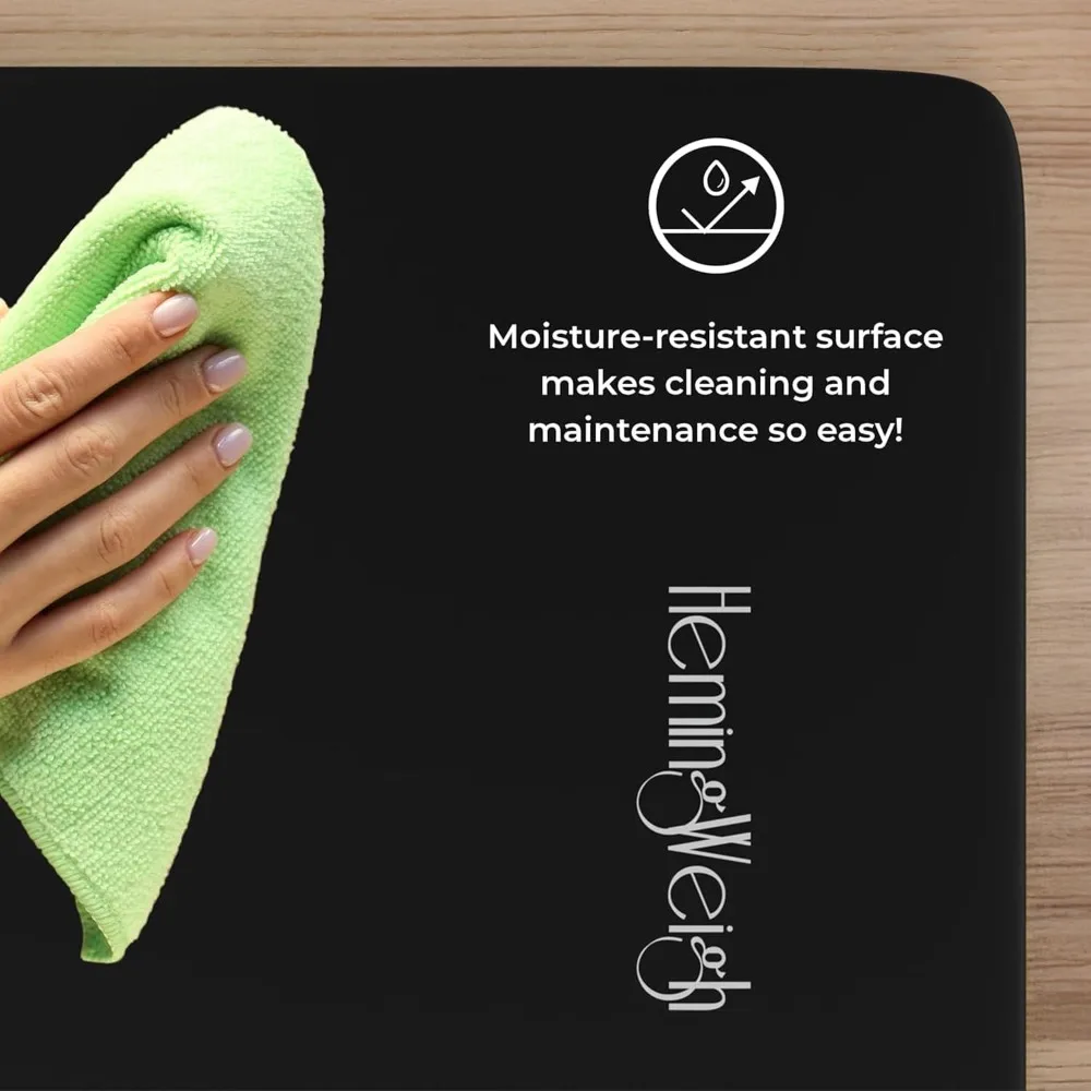 سجادة يوجا سميكة للغاية مقاس 1 بوصة غير قابلة للانزلاق - سجادة تمرين كبيرة مقاس 70 × 23 بوصة للتدريبات المنزلية والبيلاتس