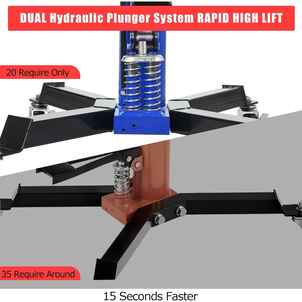 رافعة تلسكوبية هيدروليكية سعة 1322 رطلًا، نطاق الرفع 33.5-69، مضخة القدم، سرج الميل، ربطة سلسلة