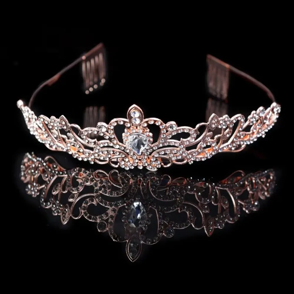

Новая серебристая свадебная тиара с блестящими стразами, свадебные украшения для волос, свадебные короны
