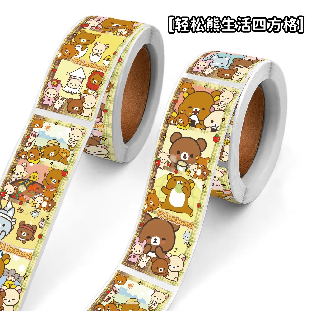 120 Stück/Rolle Rilakkuma Roll Graffiti Aufkleber Kreative DIY Schönheit Weihnachtsmann Urlaub personalisierte Handyhülle Notebook Geschenke