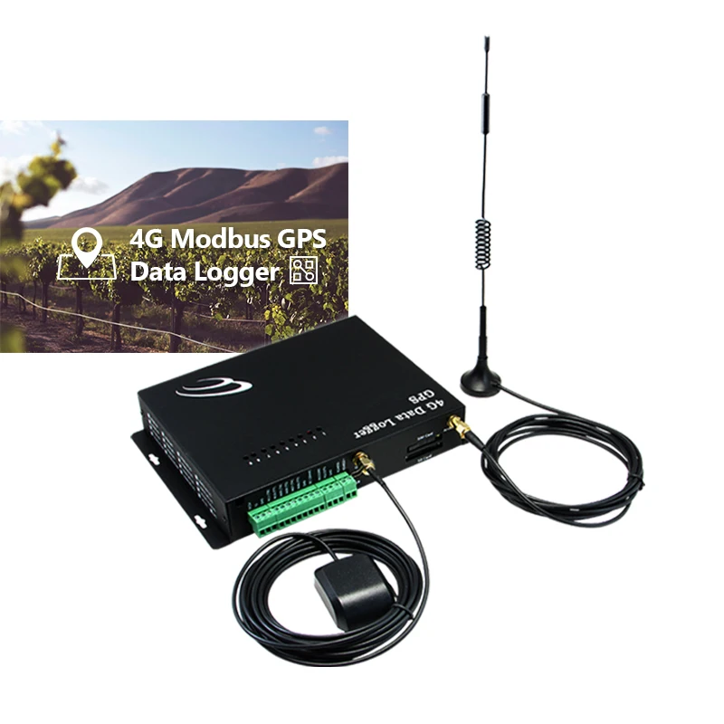 4G data recorder measuring instrument gps signal generator lora sensors Modbus GPS Data Logger