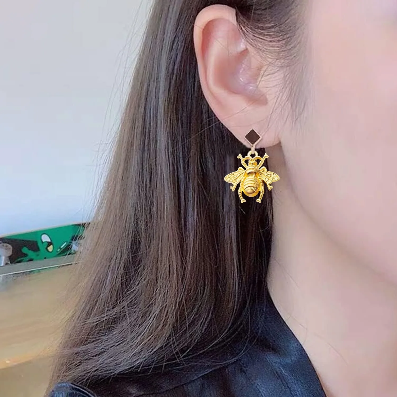 50 قطعة سبائك النحل سحر نحل العسل سحر المعلقات الحشرات قلادة DIY بها بنفسك مجوهرات الحرفية صنع الإكسسوارات ، 21 مللي متر × 20 مللي متر ، 5 ألوان