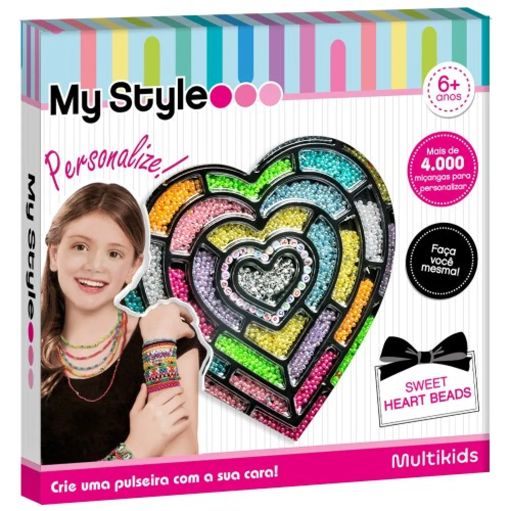 My Style Sweet Heart Beads Multichildren-BR1275