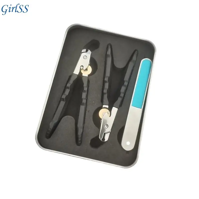 ماكينة تشذيب أظافر أصابع القدم، فك مزدوج الجوانب مع شفرة مصقولة للتطبيقات المنزلية والمتنقلة والسريرية T4MB