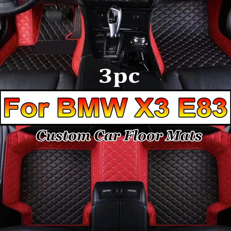 

Car Floor Mats For BMW X3 E83 2006 2007 2008 2009 2010 Auto Foot Pads Automobile Carpet Cover Interior Accessories