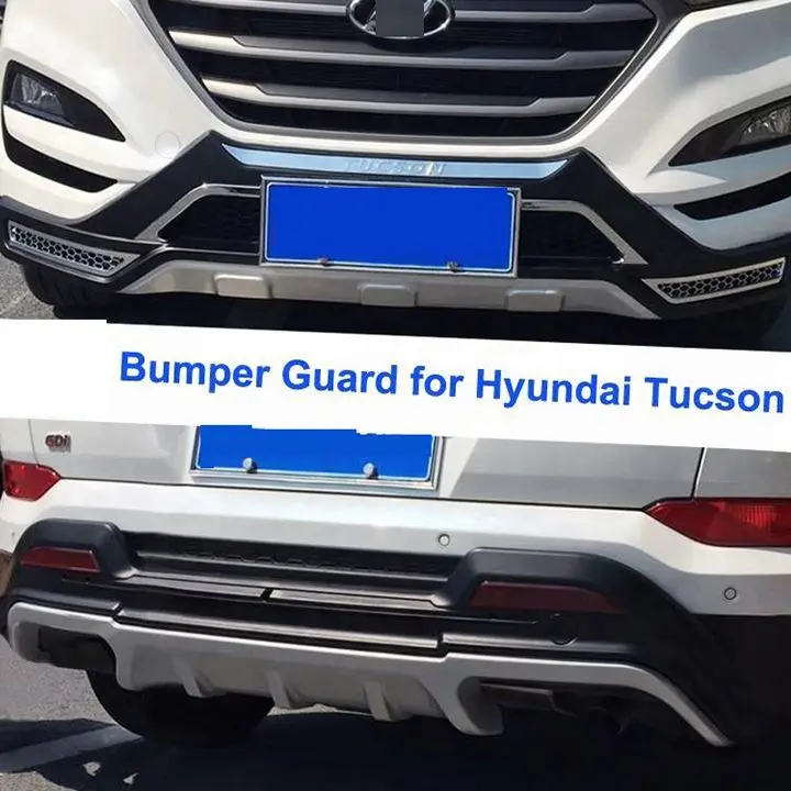 ABS New Arrive Front and Rear Bumper Guard For Hyundai Tucson 2015+