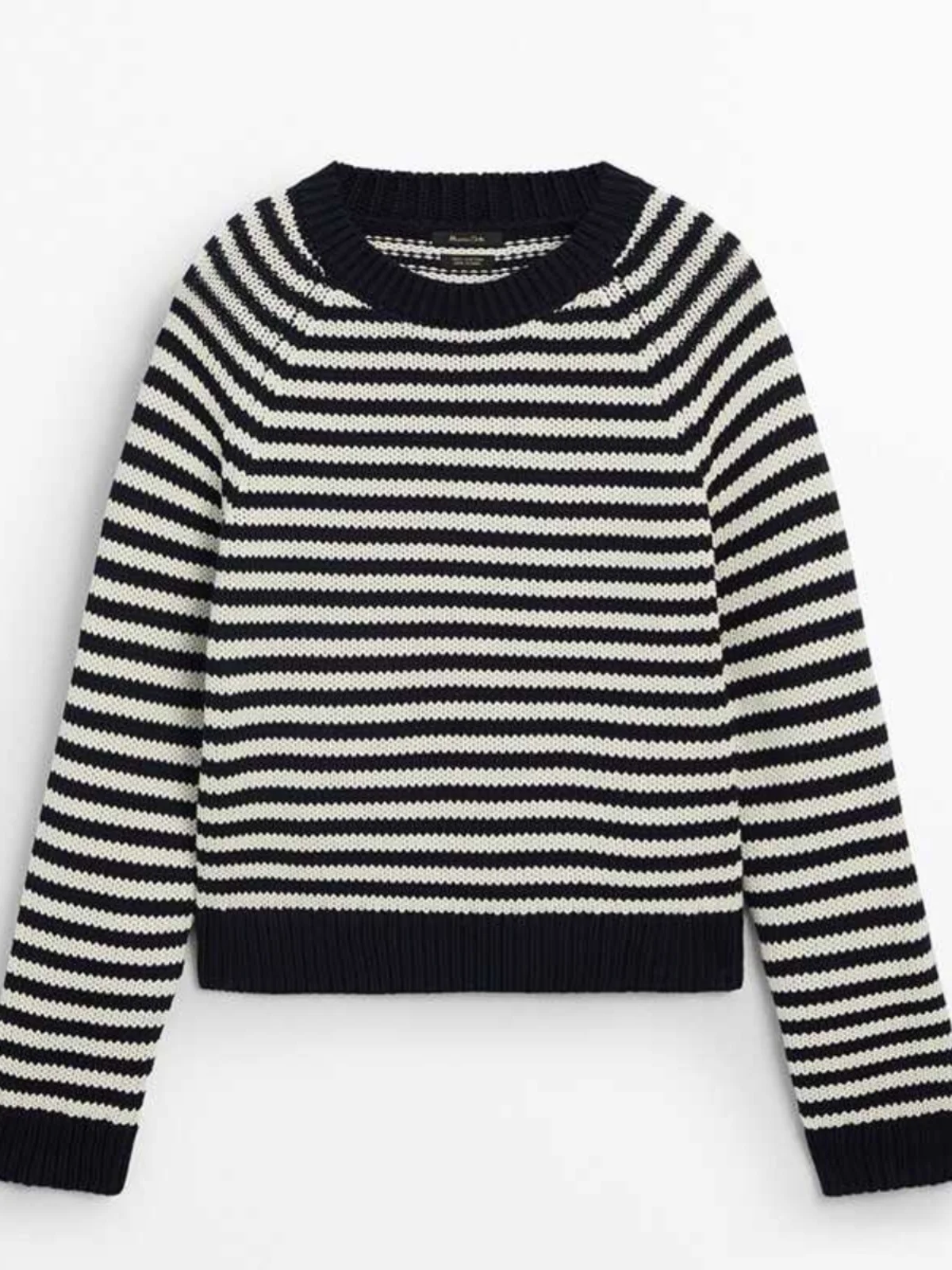 مريحة القطن الخالص مخطط تريكو جولة Ne سترة عارضة تخفيف Sle فضفاضة تناسب طويلة Sve ort طول محبوك أعلى