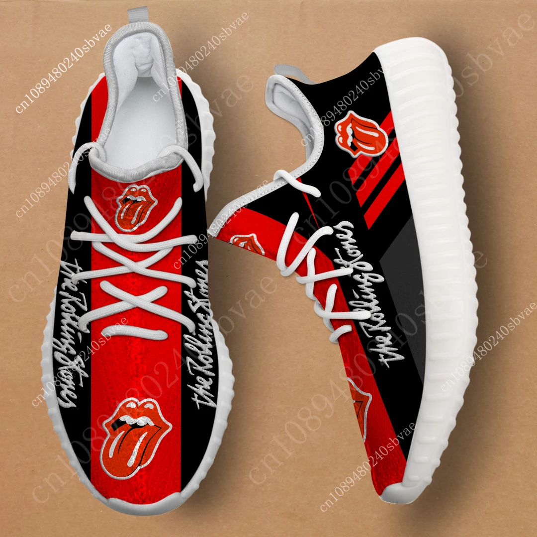 

The Rolling Stones Shoes Tennis Big Size Casual Original Men Women Sneakers Lightweight Sneakers Sports Custom Made Shoes