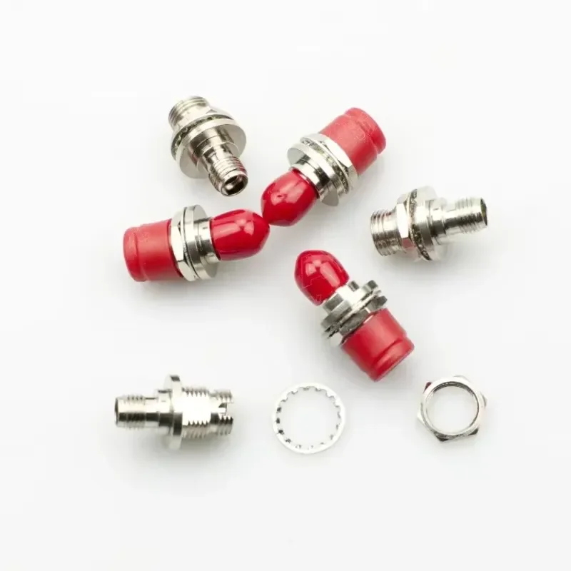SMA to FC Fiber Optic Adapter Single Mode Coupler Flange Connector for FTTH Network Communication Equipment High Precision