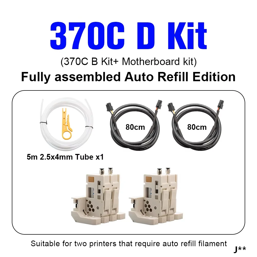 BLV BMCU 370C Open source AMS MMU-oplossingen AMS lite 370 130 BMCU 370 ondersteuning Auto Refill Farm Support Type-c