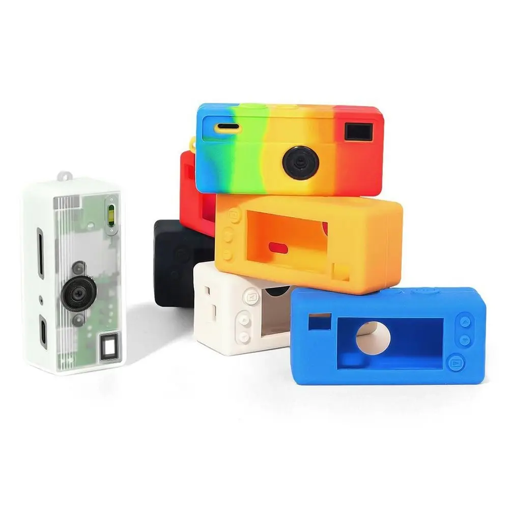 Gifts Silicone For Kodak Charmera Case With Lanyard Resistant Soft Case Scratch Keychain Camera Protection Cover